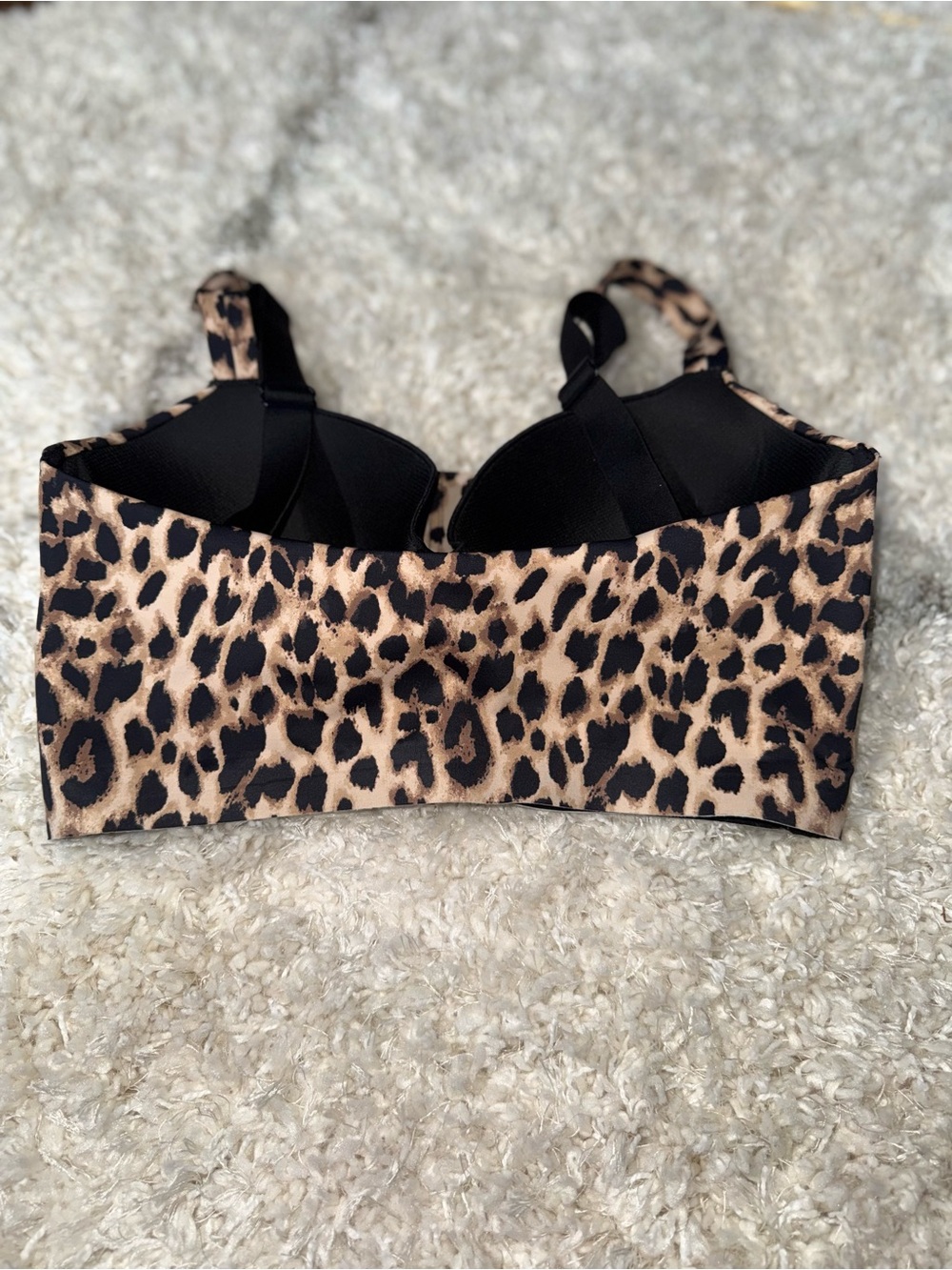 Victoria’s Secret Knockout by VS Front-Close Support Size Cheetah Print Sz 34DD - Picture 12 of 14